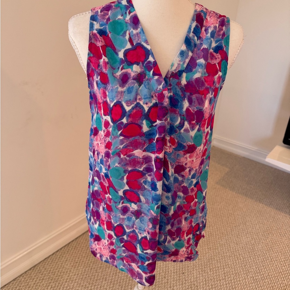 Cynthia Rowley Multicolor Sleeveless Blouse